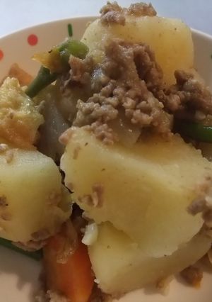 塩麹でそぼろ肉じゃが-レシピのメイン写真