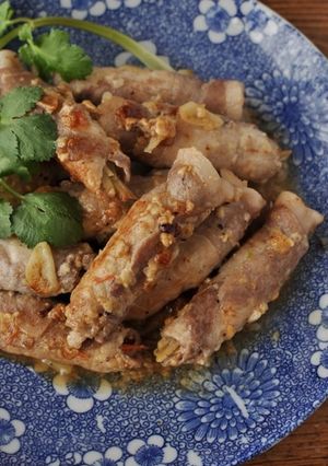 豚肉の生姜巻き　塩麹焼き-レシピのメイン写真