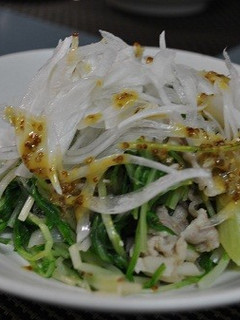 豚しゃぶと水菜のマスタードソース-レシピのメイン写真