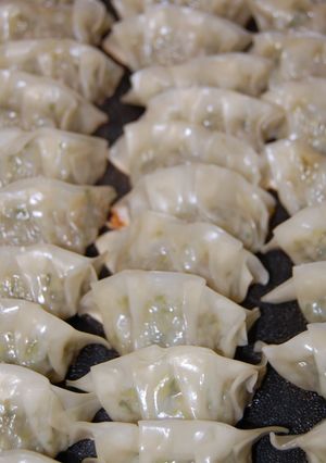 かぶの葉とキャベツの餃子-レシピのメイン写真