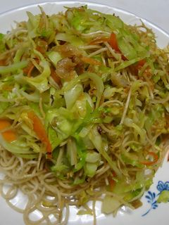 エビ麺とキャベツ☆干しエビ炒め-レシピのメイン写真