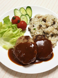 ワンプレートに♪きのこチーズチャーハン-レシピのメイン写真