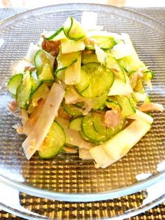 うどとツナの簡単イタリアンサラダ♪-レシピのメイン写真