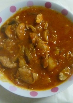 鶏肉の長いも入りトマトビール煮-レシピのメイン写真