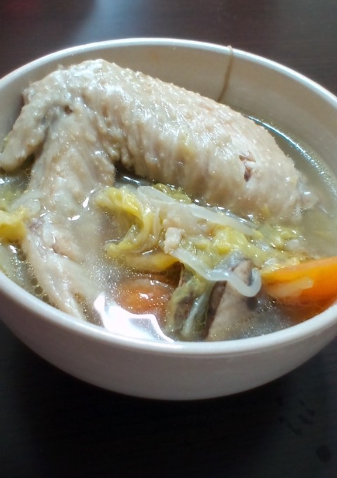 塩麹でとろける＊手羽先と野菜のスープ-レシピのメイン写真