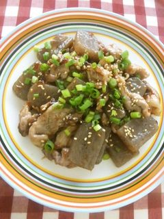 お弁当に❀豚肉と蒟蒻のオイスター炒め♬-レシピのメイン写真