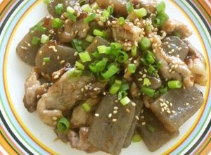 お弁当に❀豚肉と蒟蒻のオイスター炒め♬-レシピのメイン写真