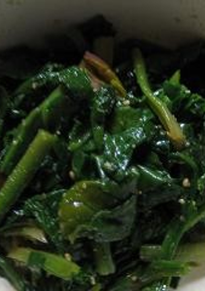 中華風　ほうれん草の胡麻和え-レシピのメイン写真