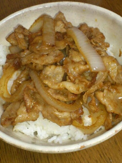 簡単★生姜焼丼ぶり-レシピのメイン写真