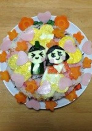 ひな祭り寿司ケーキ-レシピのメイン写真