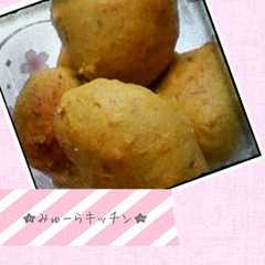 รูปของ 卵なし☆バナナきなこクッキー