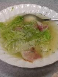 レンジ料理☆白菜とベーコンのスープ-レシピのメイン写真