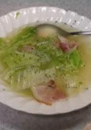 レンジ料理☆白菜とベーコンのスープ-レシピのメイン写真