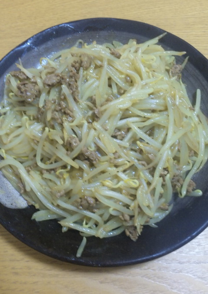 もやしと豚ひき肉炒め-レシピのメイン写真