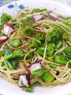 ☆菜の花&タコのパスタ☆-レシピのメイン写真