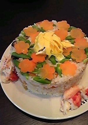 花咲ちらし寿司-レシピのメイン写真