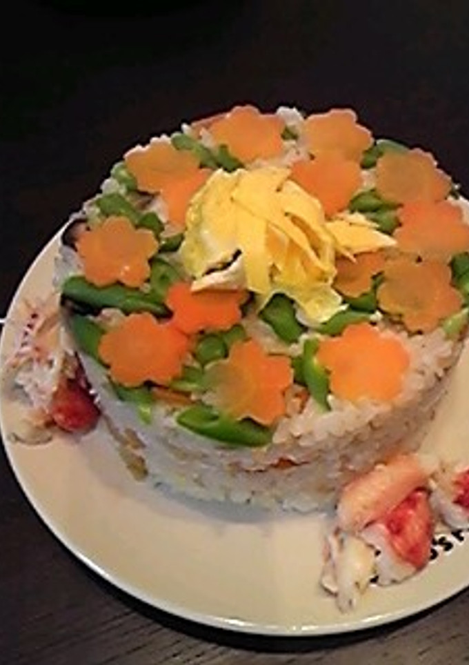 花咲ちらし寿司-レシピのメイン写真