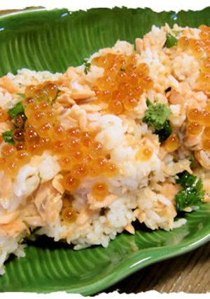 簡単豪華♪【鮭といくらの混ぜご飯】♪-レシピのメイン写真
