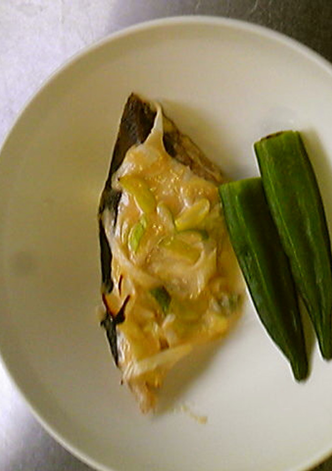 魚のﾈｷﾞマヨ焼き-レシピのメイン写真