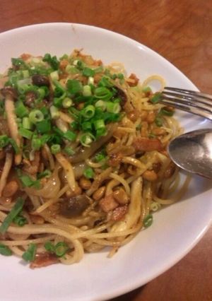 納豆パスタ-レシピのメイン写真