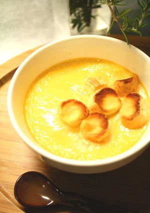 ふフ麩♪お麩のヘルシー豆乳パンプディング-レシピのメイン写真