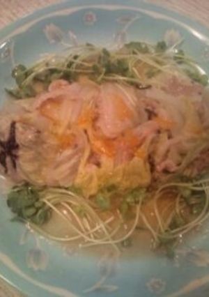 白菜と豚肉の蒸し煮オレンジソースがけ-レシピのメイン写真