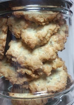 ドライパインとココナッツのクッキー♪-レシピのメイン写真