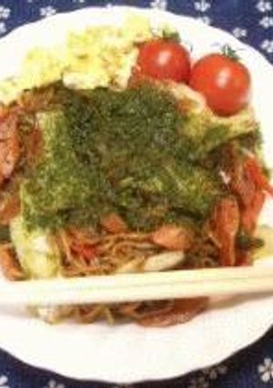 お鍋で料理！☆蒸し焼きそば-レシピのメイン写真