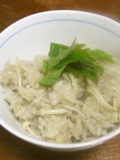ほたて缶ときのこの炊き込みごはん♪-レシピのメイン写真