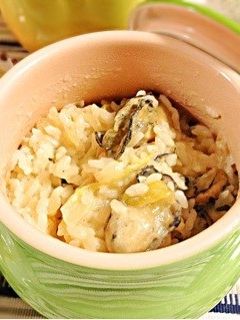 牡蠣と白菜のクリームリゾット-レシピのメイン写真