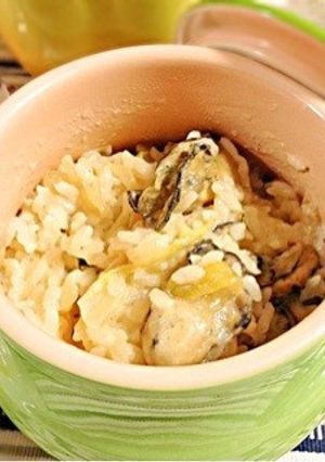 牡蠣と白菜のクリームリゾット-レシピのメイン写真