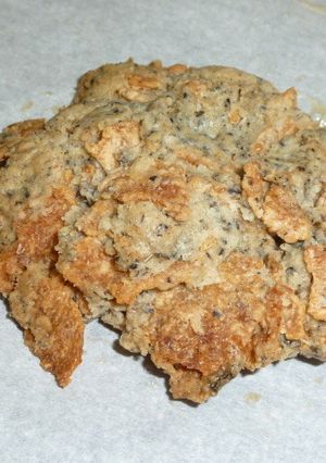 玄米フレークと黒ゴマのヘルシークッキー♪-レシピのメイン写真