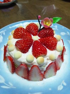離乳食 ひな祭りケーキ(誕生日)-レシピのメイン写真