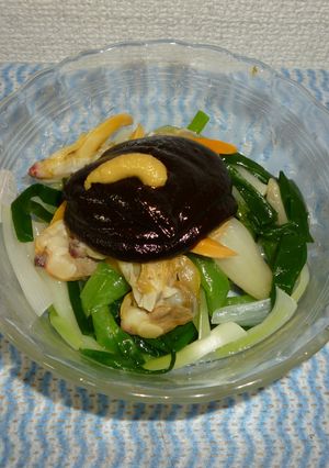 パパの青柳貝のみそだれぬた-レシピのメイン写真