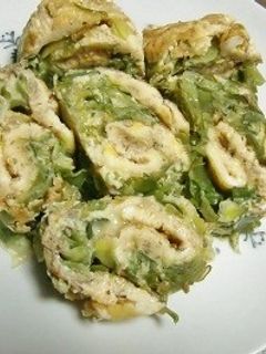 春を感じるめかぶの卵焼きに、チーズイン♬-レシピのメイン写真