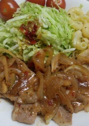 王道　豚肉の生姜焼き-レシピのメイン写真