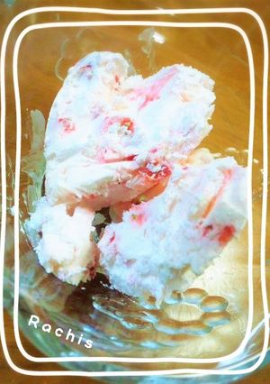 苺と生クリームのデザート♪ジャムでも♪-レシピのメイン写真