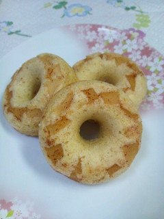HM☆アップルシナモン焼きドーナツ-レシピのメイン写真