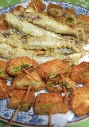 アスパラとウインナーで 簡単串カツ-レシピのメイン写真