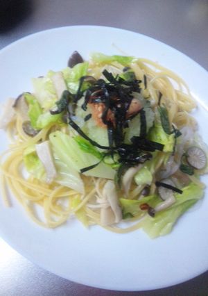 塩麹でヘルシー和風パスタ-レシピのメイン写真
