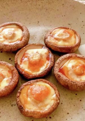 【楽めし】椎茸のチーズ焼き-レシピのメイン写真