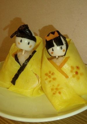 ちらし寿司 ひな祭り 綺麗な着物-レシピのメイン写真