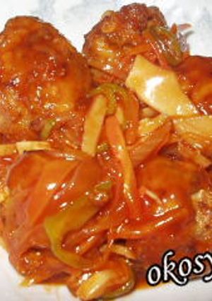 豆腐団子の甘酢あんかけ-レシピのメイン写真