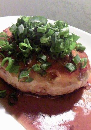 ネギたっぷり豆腐ハンバーグ-レシピのメイン写真