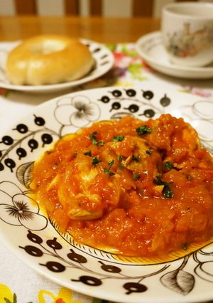 鶏のトマト煮込み＊チキンカチャトーラ-レシピのメイン写真