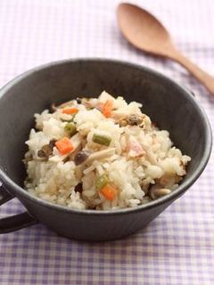 クラムチャウダー風♪炊き込みご飯-レシピのメイン写真