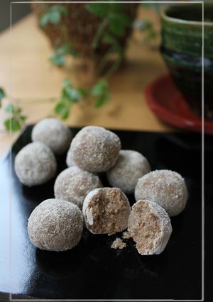 お抹茶と…はったい粉のスノーボール-レシピのメイン写真