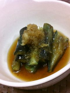 めんつゆだけでこの旨さ!茄子のみぞれがけ-レシピのメイン写真