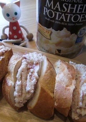 コンビーフポテトのオープンサンド-レシピのメイン写真
