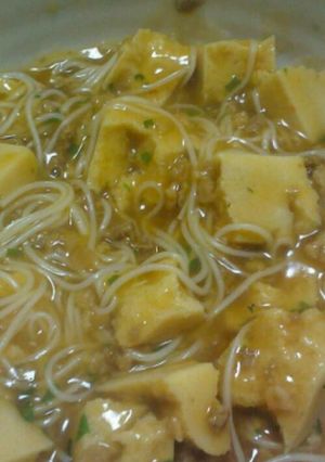 麻婆そうめん-レシピのメイン写真